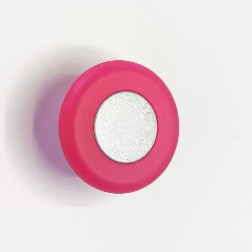 Pomello Bimbi Ciambella - Pomolo Mobile Bambini - Effetto vetro satinato fuxia - Imagen 2