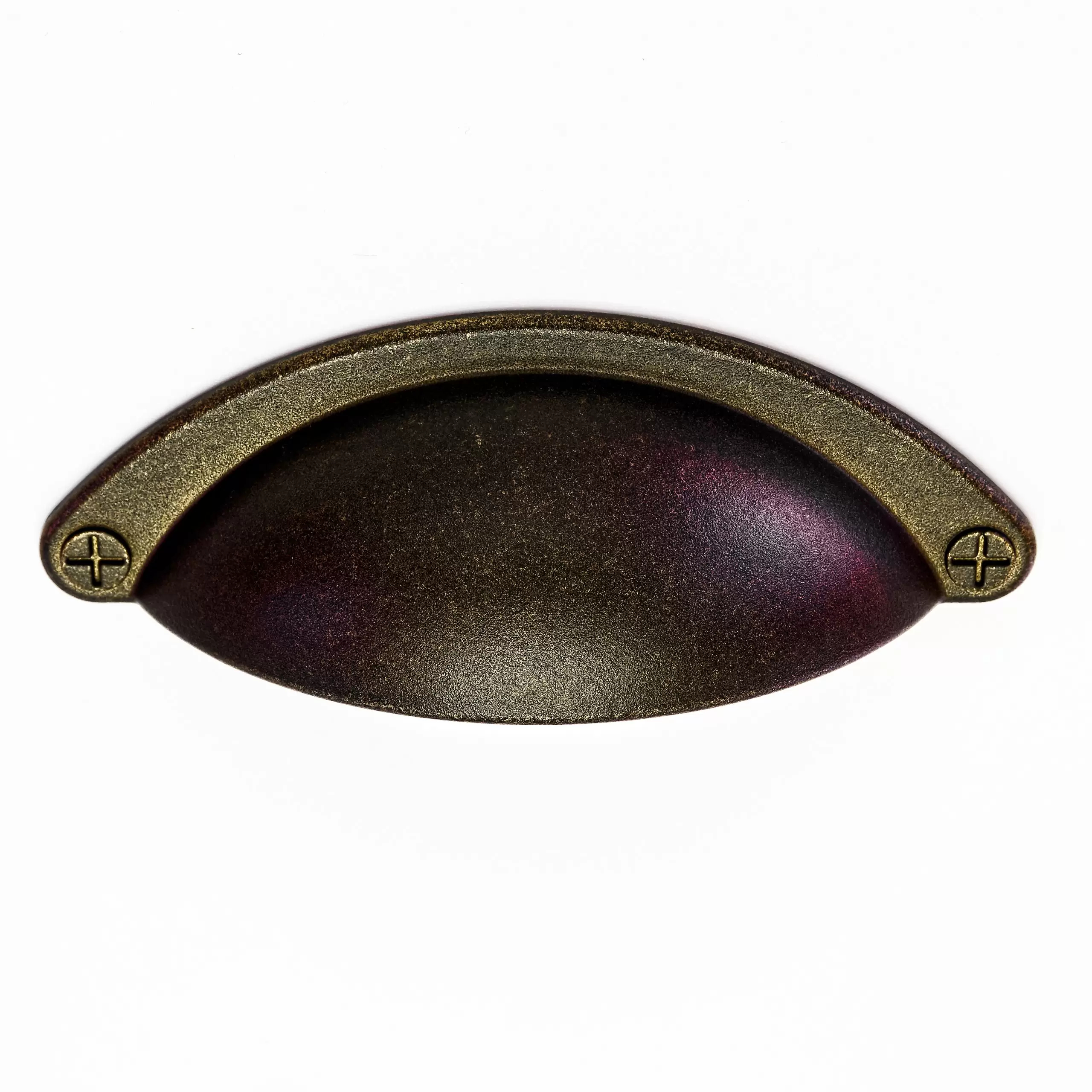 Poignée de niche antique - Poignée mobile antique - Effet bronze