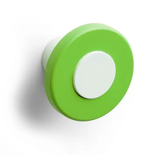 Pomolo Bimbi Wheel - Pomello Mobile Bambini - Goffrato fine verde - Bild 2
