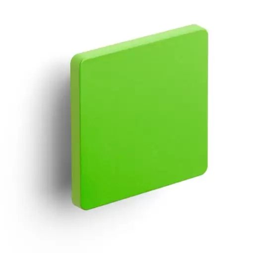 Maniglia Bambini Quadrata - Bimbi Square - Maniglia Mobile Bambini - Goffrato fine verde