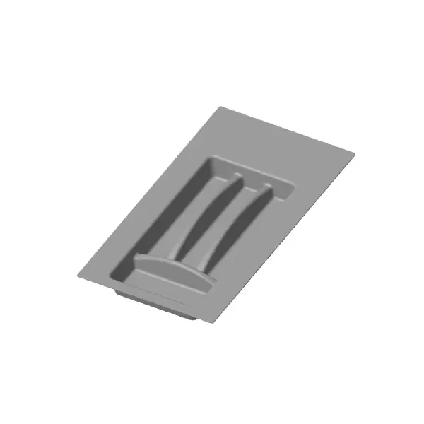 Cubertero Minimal 4 compartimentos - Organizador para cajones de cocina