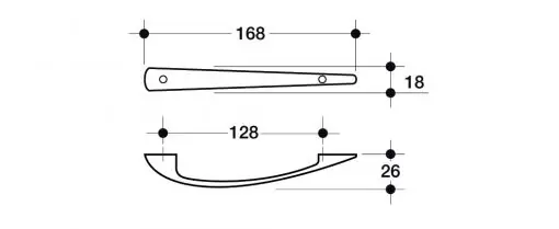 Maniglia Bagno Arrow - Maniglia Mobile Design - Cromato lucido - Bild 12