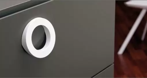 Maniglia Orbita - Maniglia Mobile Design - Laccato bianco - immagine 5