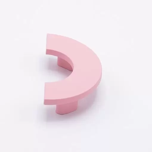 Maniglia Bimbi Mid Giotto - Maniglia Mobile Bambini - Goffrato fine rosa - immagine 5