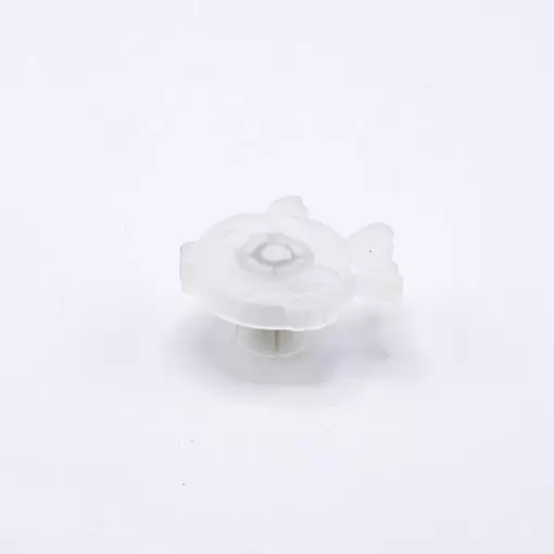 Nemo - Bouton de meuble pour enfant - Effet verre satiné couleur opaline