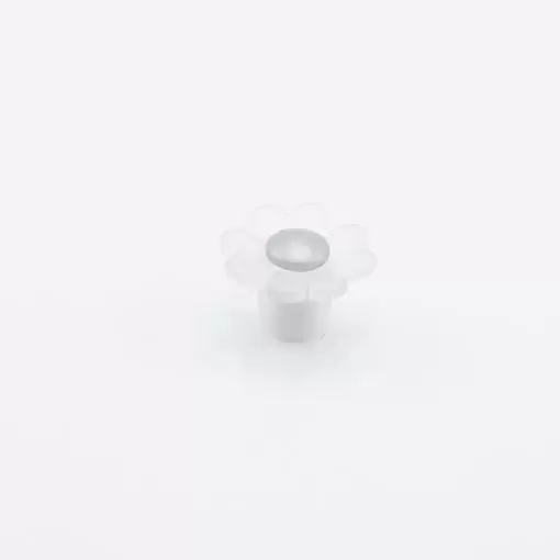 Daisy Knob - Children's Furniture Knob - Satin glass effect opaline colour