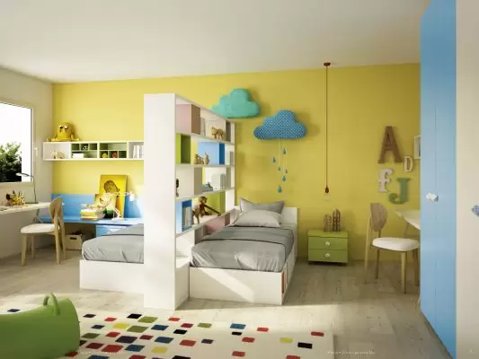 Una cameretta per due bimbi: come organizzare al meglio spazi e arredi -  Maniglie pomelli e complementi per mobili –