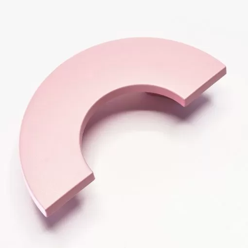 Maniglia Bimbi Mid Giotto - Maniglia Mobile Bambini - Goffrato fine rosa - immagine 3