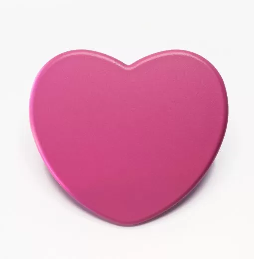Maniglia Bimbi Cuore Big- Maniglia Mobile Bambini - Goffrato fine fuxia - Imagen 4