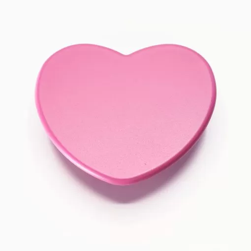 Maniglia Bimbi Cuore Big- Maniglia Mobile Bambini - Goffrato fine fuxia - Imagen 2