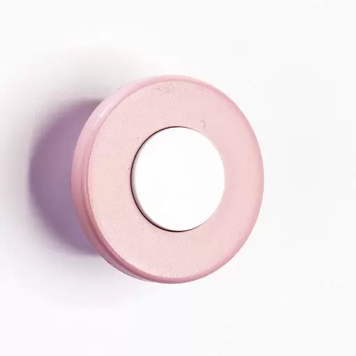 Bimbi Wheel - Bouton de meuble pour enfant - rose fin gaufré
