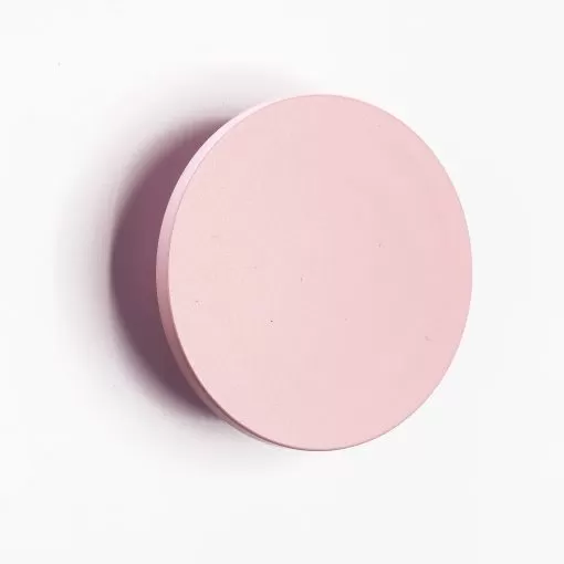 Luna Llena - Pomo para móvil infantil - Rosa fino en relieve