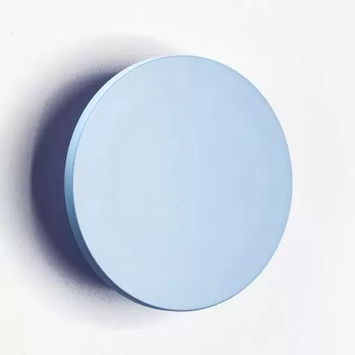 Vollmond - Mobile für Kinder - Fein geprägter hellblauer Knopf