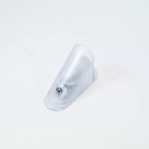 Regalhalterung - Design Regalhalterung - Opalfarbenes satiniertes Glas
