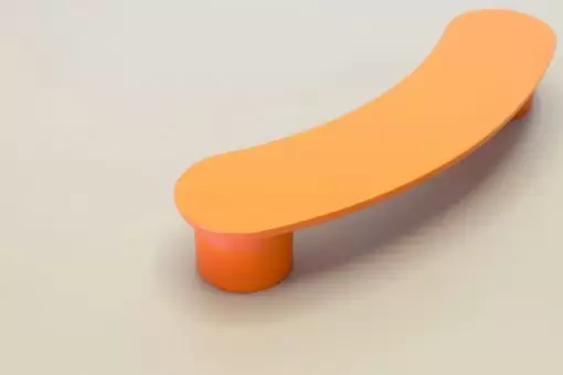Maniglia Smiley 333 - Finitura Arancio - Maniglia Mobile Design - Imagen 11