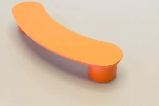 Maniglia Smiley 333 - Finitura Arancio - Maniglia Mobile Design - Imagen 5