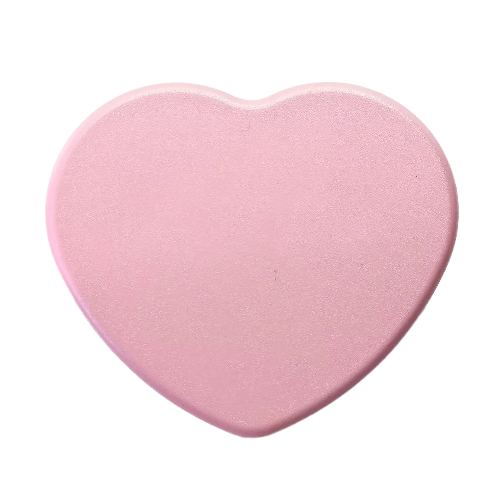 Maniglia Bimbi Cuore - Maniglia Cameretta Bambini - Goffrato fine rosa