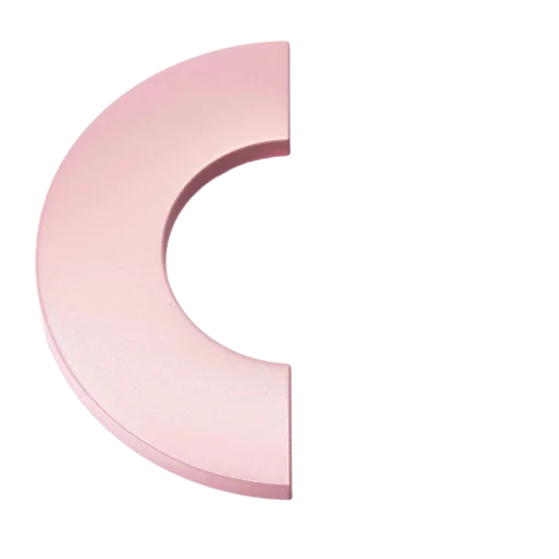 Maniglia Bimbi Mid Giotto - Maniglia Mobile Bambini - Goffrato fine rosa