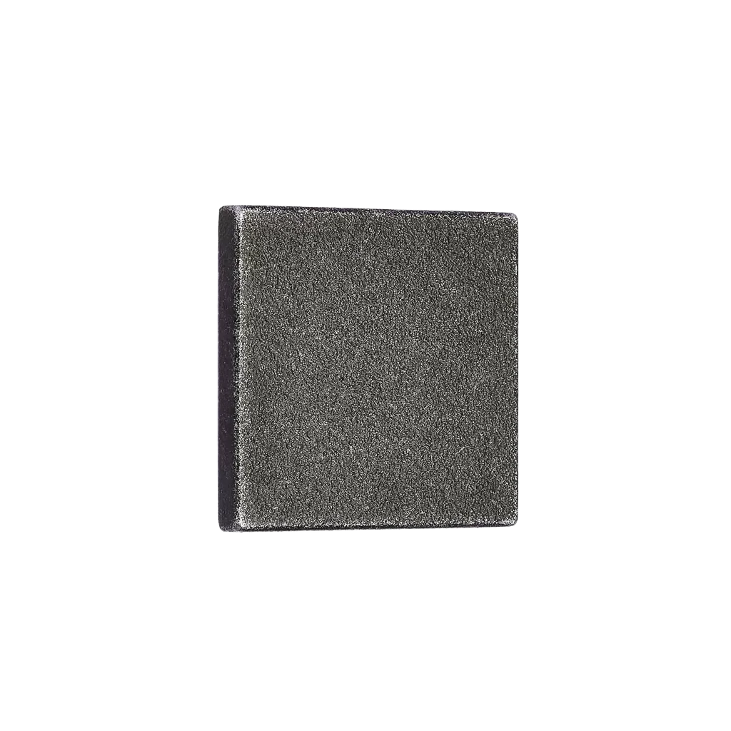 Antiker quadratischer Knopf - Antiker Möbelknopf - Eisen-Effekt