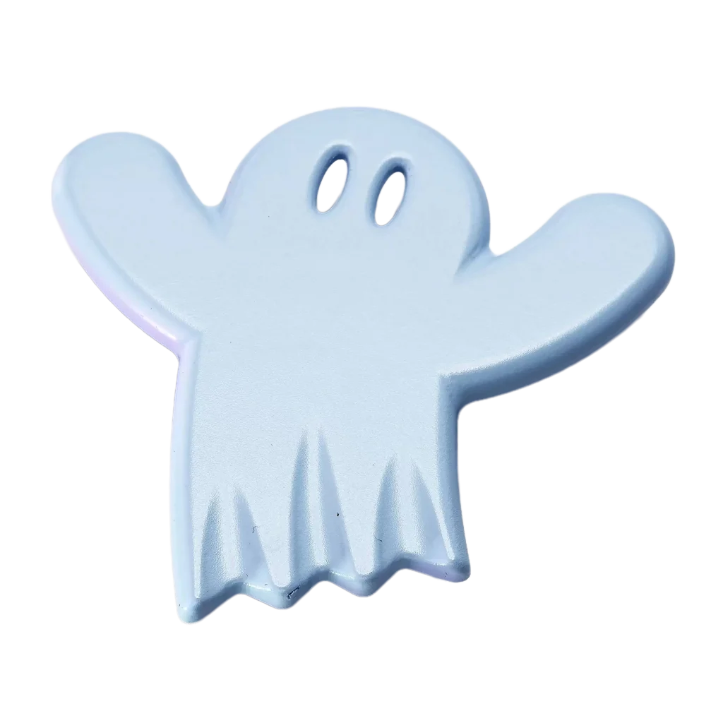 Ghost - Kindermöbelknopf - Fein geprägter hellblauer Knopf
