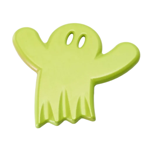 Ghost - Kindermöbelknopf - Geprägtes Feines Grün