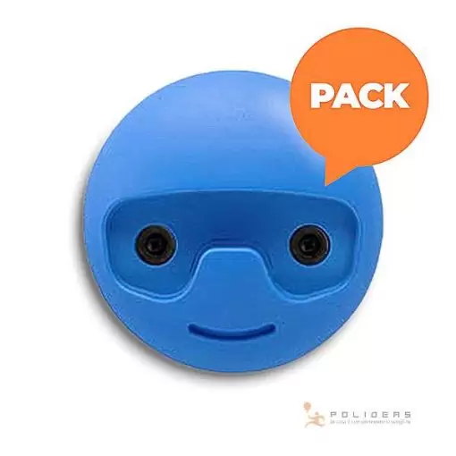 Kinderkleiderbügel polideas pack blau