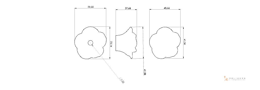 Handles furniture knobs and complements - Polideas.co.uk