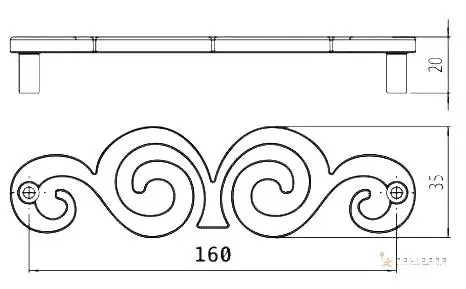 disegno tecnico maniglia design burak